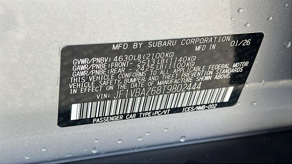 Thumbnail: 2026 Subaru WRX - 19