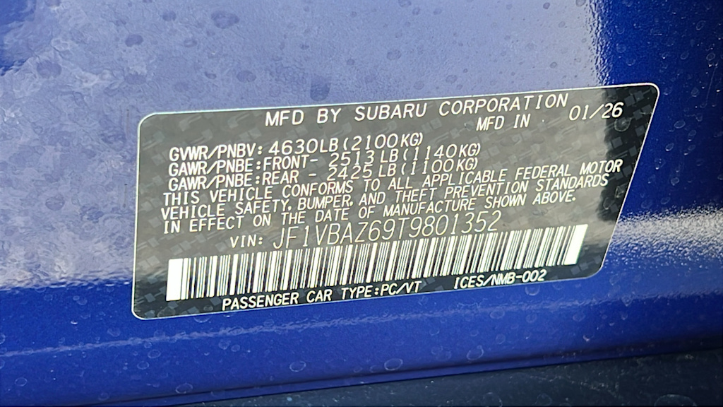 Thumbnail: 2026 Subaru WRX - 18