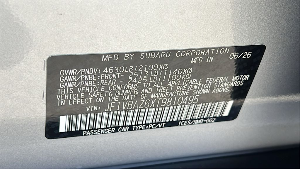 Thumbnail: 2026 Subaru WRX - 19