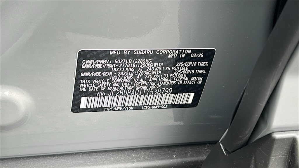 Thumbnail: 2026 Subaru Outback - 18