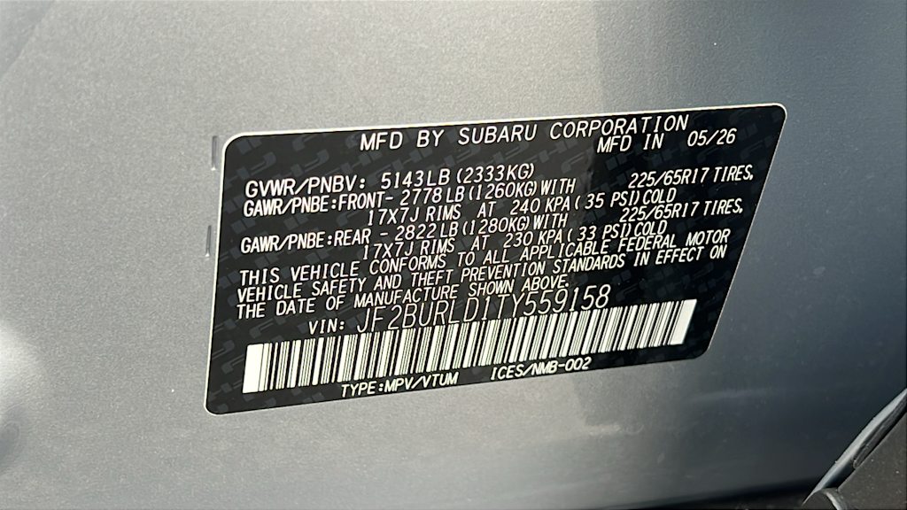Thumbnail: 2026 Subaru Outback - 18