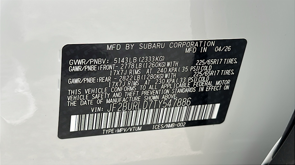 Thumbnail: 2026 Subaru Outback - 19