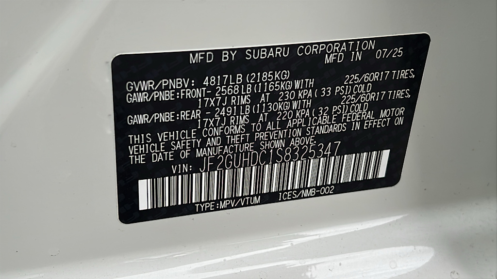 Thumbnail: 2025 Subaru Crosstrek - 19