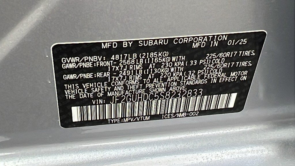 2025 Subaru Crosstrek Premium 20