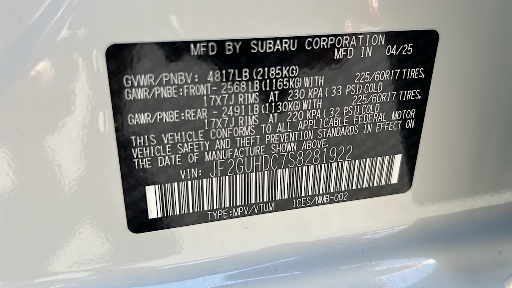 Thumbnail: 2025 Subaru Crosstrek - 19