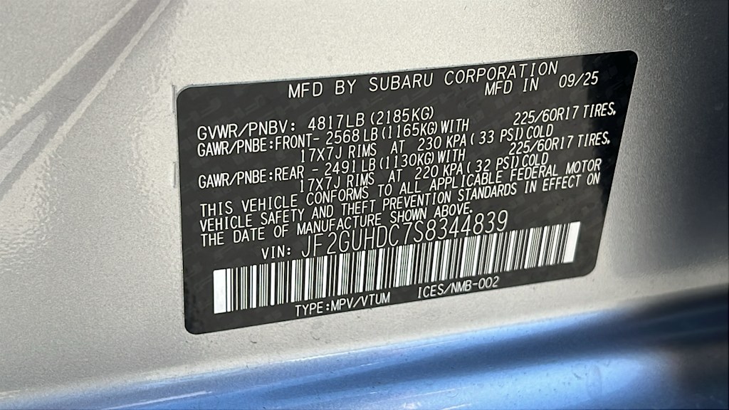 Thumbnail: 2025 Subaru Crosstrek - 19