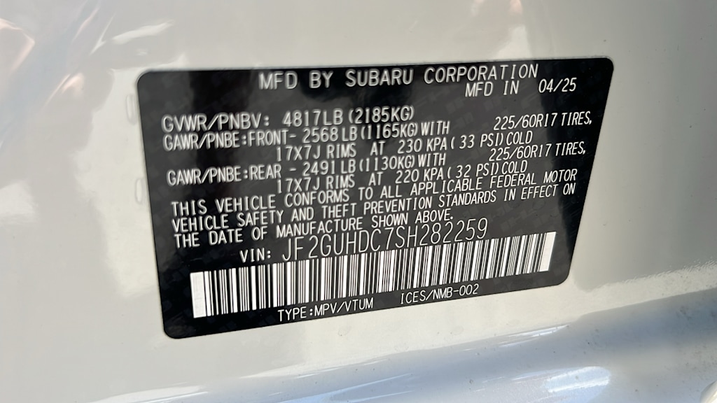 Thumbnail: 2025 Subaru Crosstrek - 19