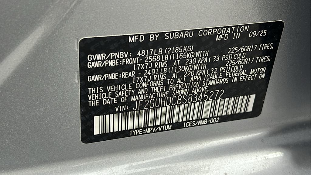 Thumbnail: 2025 Subaru Crosstrek - 19