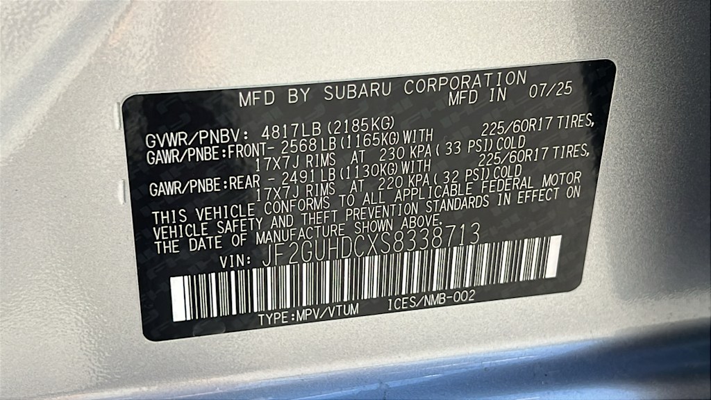 Thumbnail: 2025 Subaru Crosstrek - 19