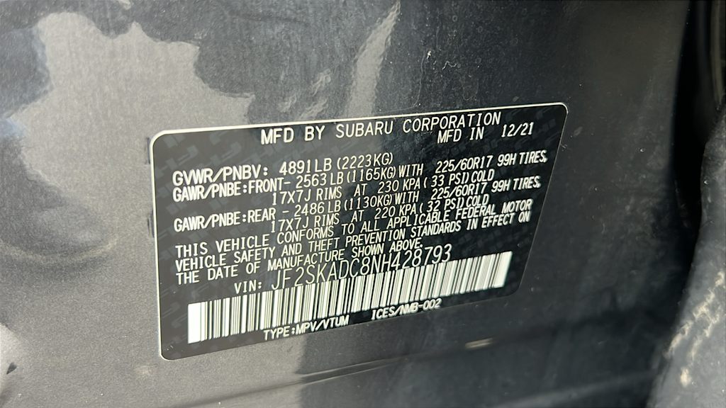 2022 Subaru Forester Premium 19