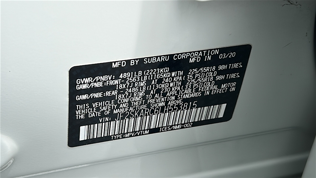 Thumbnail: 2020 Subaru Forester - 19