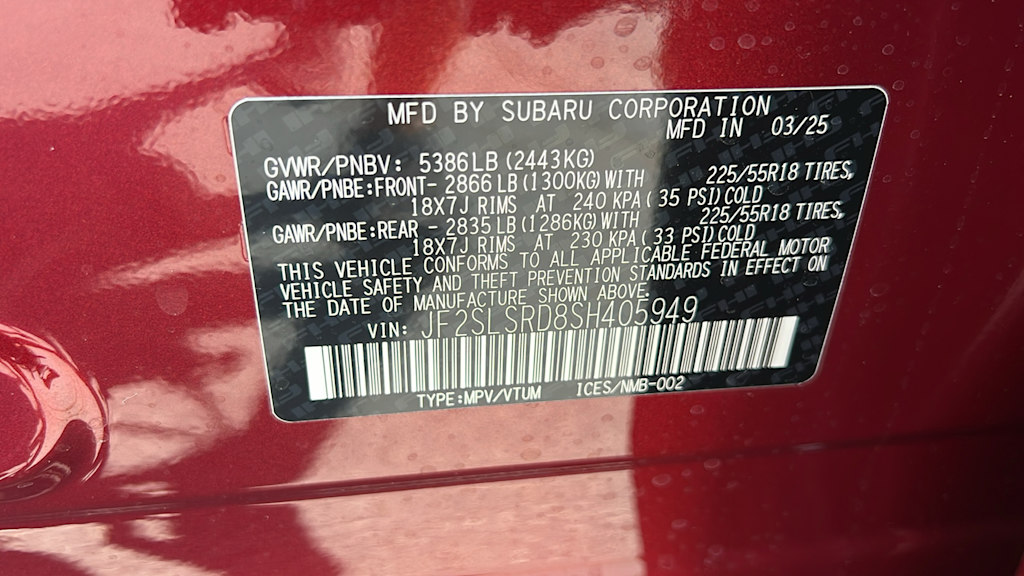 2025 Subaru Forester Limited 19