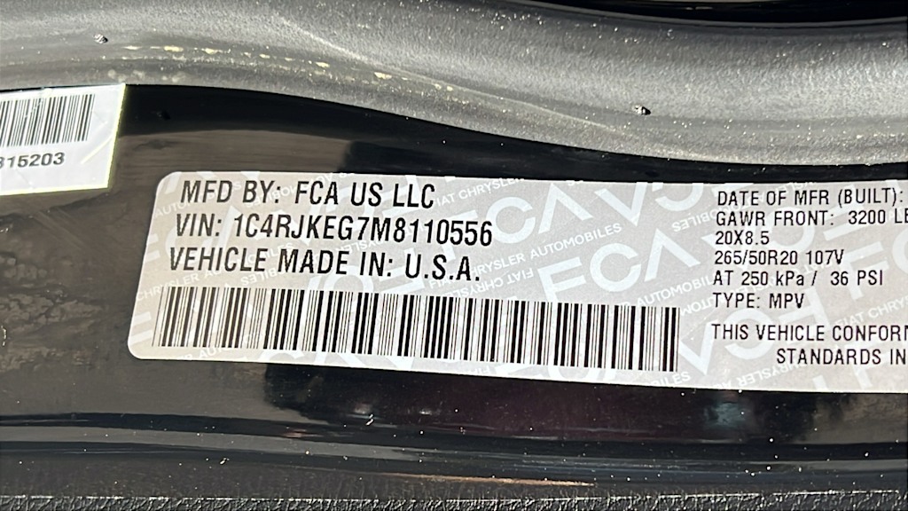 Thumbnail: 2021 Jeep Grand Cherokee L - 19