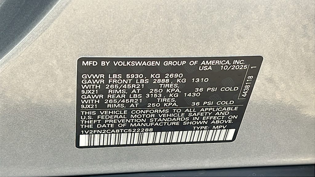 2026 Volkswagen Atlas SEL Premium R-Line - Photo 19