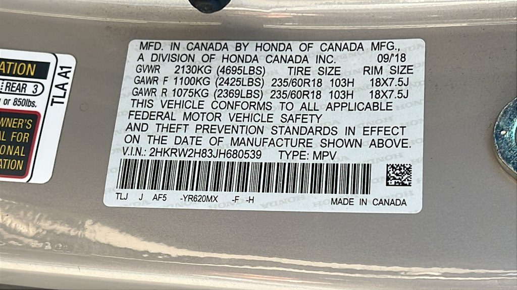Thumbnail: 2018 Honda CR-V - 18