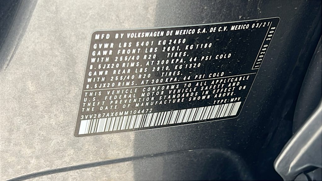Thumbnail: 2021 Volkswagen Tiguan - 19