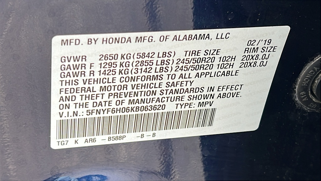 Thumbnail: 2019 Honda Pilot - 19