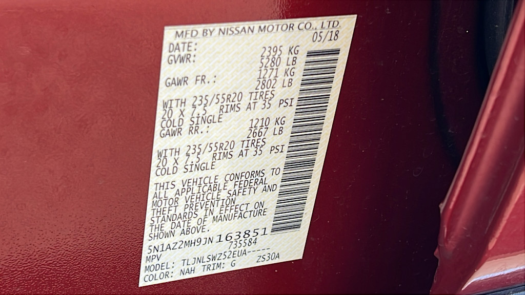 Thumbnail: 2018 Nissan Murano - 17