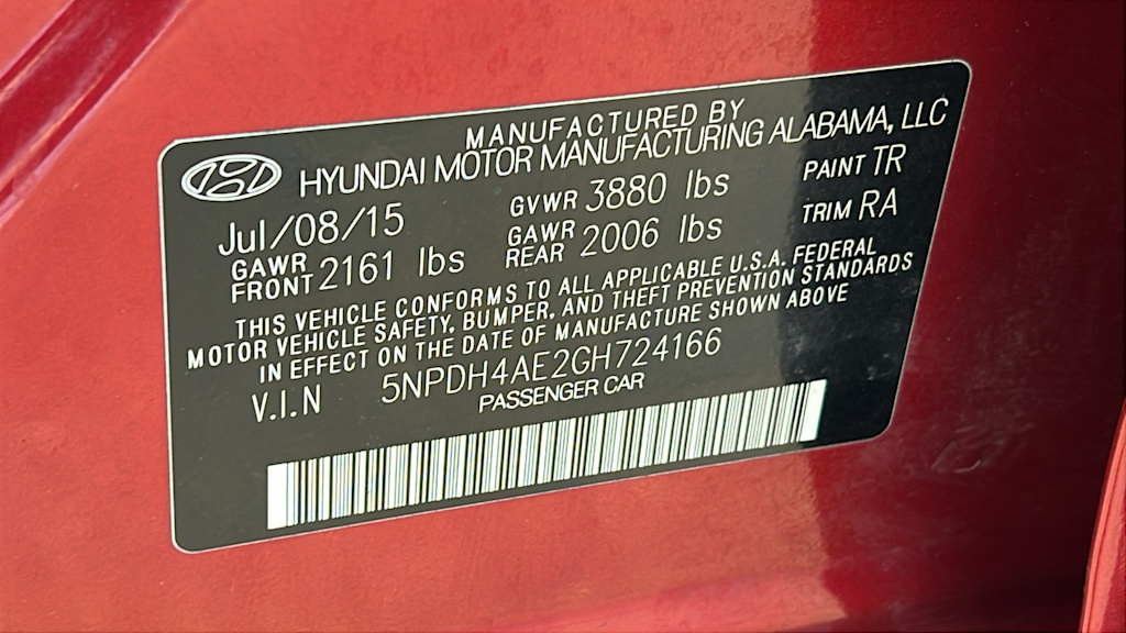 2016 Hyundai Elantra SE 18