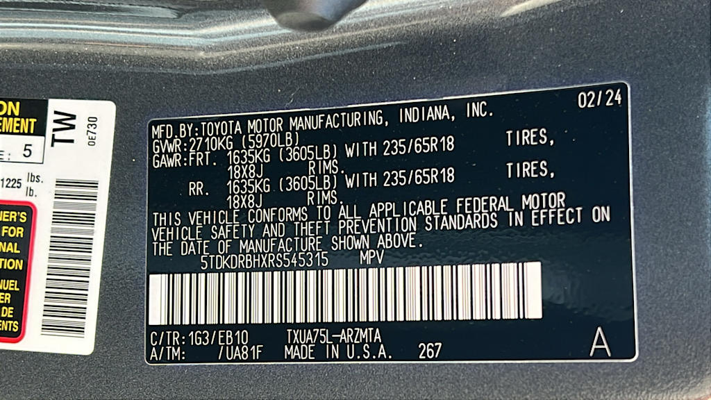Thumbnail: 2024 Toyota Highlander - 19
