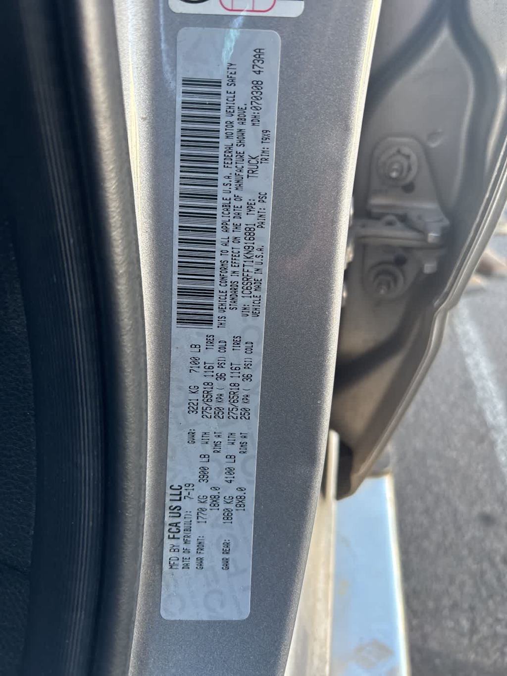 Thumbnail: 2019 RAM 1500 - 12