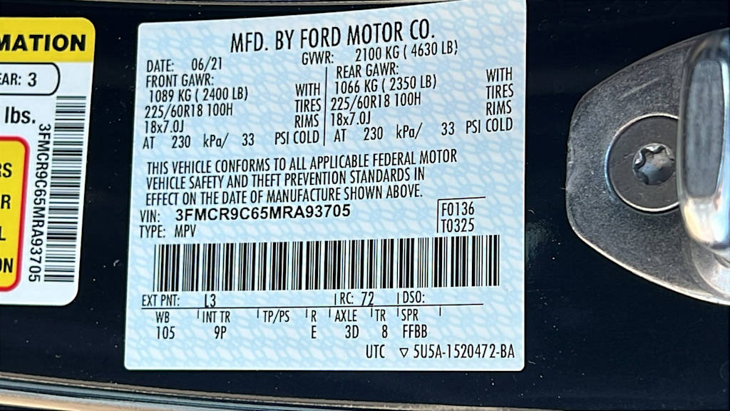 Thumbnail: 2021 Ford Bronco Sport - 18