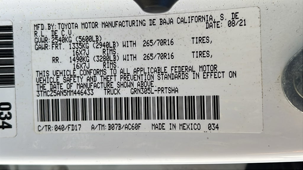 Thumbnail: 2021 Toyota Tacoma - 19