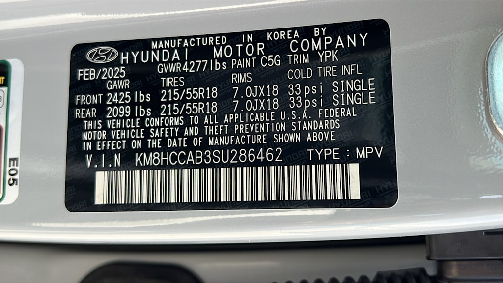 2025 Hyundai Kona SEL 18
