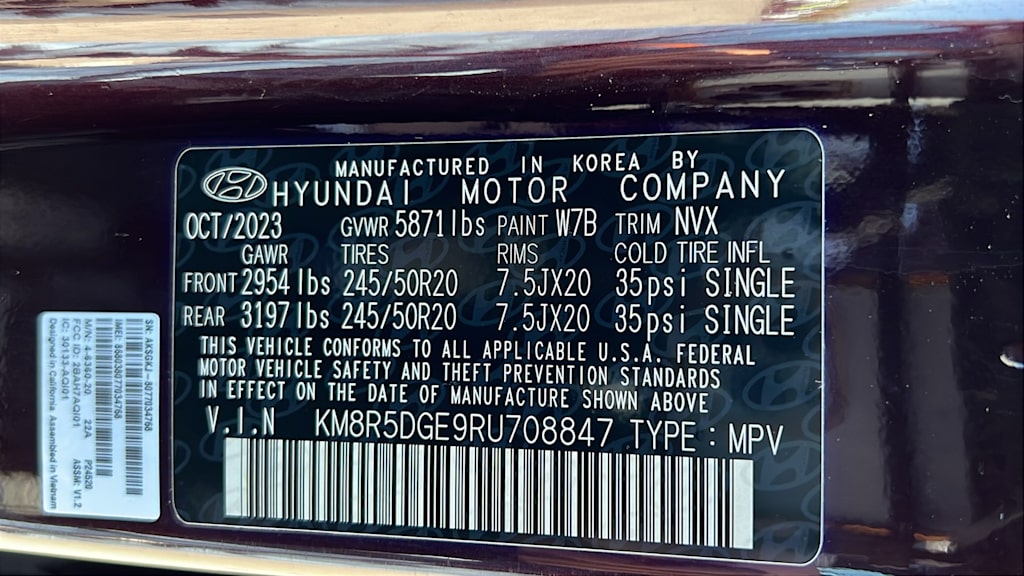 2024 Hyundai Palisade Limited 17