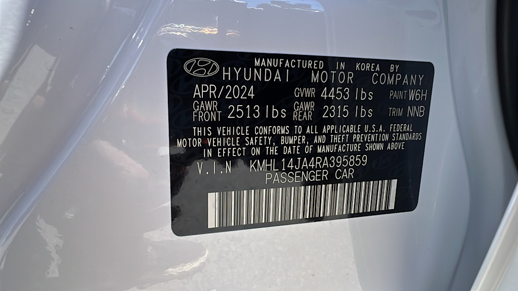 2024 Hyundai Sonata SEL 18
