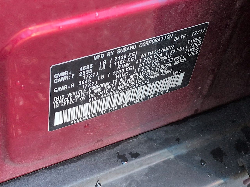 Thumbnail: 2018 Subaru Outback - 17