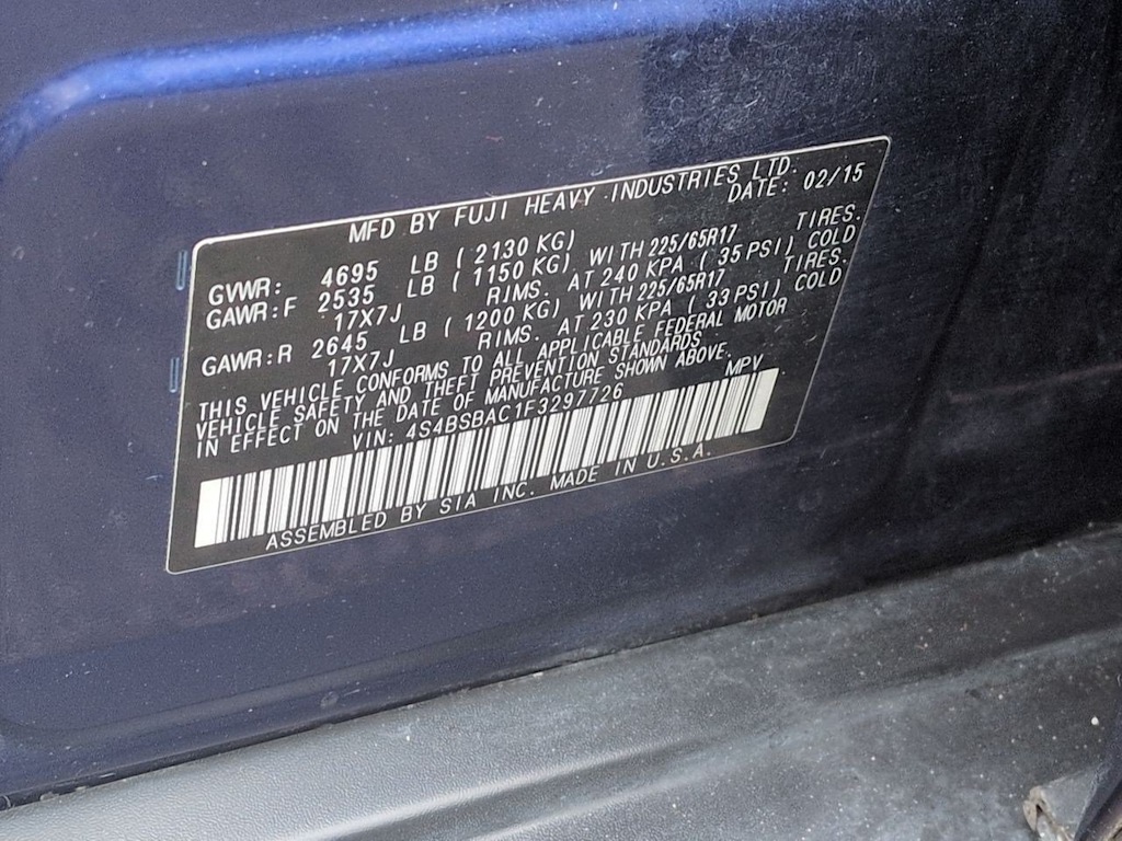 Thumbnail: 2015 Subaru Outback - 18