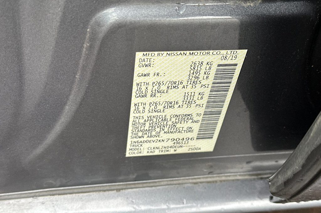 Thumbnail: 2019 Nissan Frontier - 17