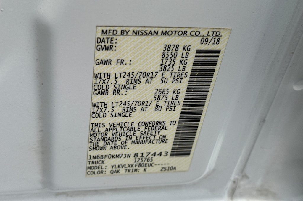 Thumbnail: 2018 Nissan NV - 16