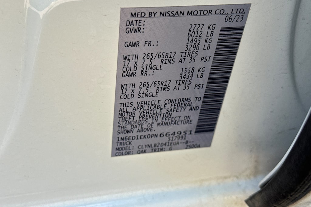 Thumbnail: 2023 Nissan Frontier - 16