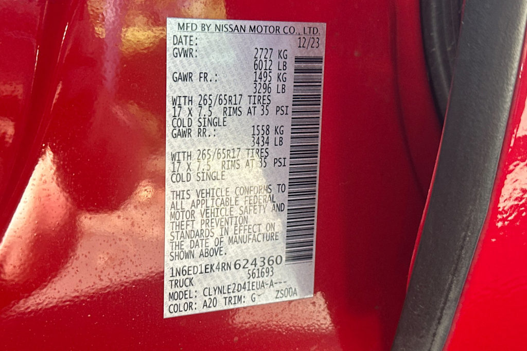 Thumbnail: 2024 Nissan Frontier - 16