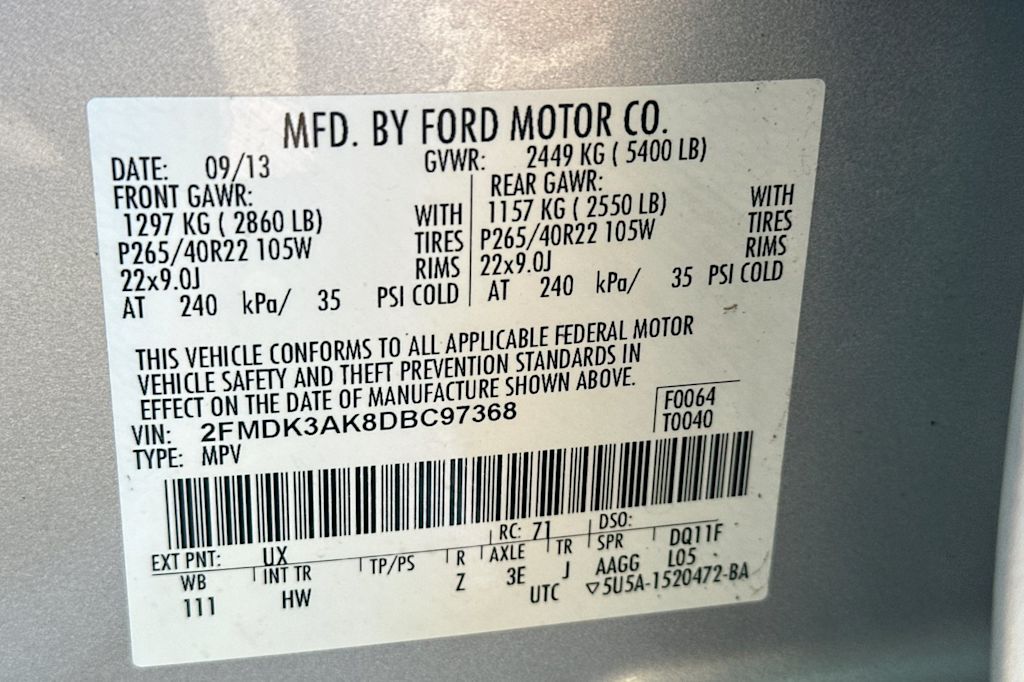 Thumbnail: 2013 Ford Edge - 17