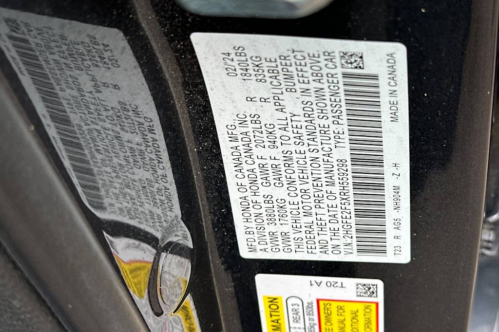 Thumbnail: 2024 Honda Civic - 16