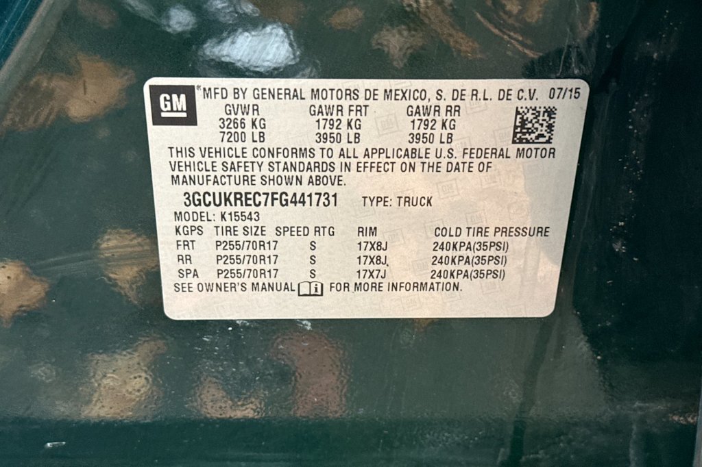 Thumbnail: 2015 Chevrolet Silverado 1500 - 16