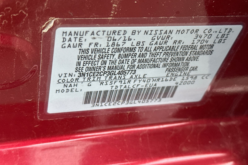 Thumbnail: 2016 Nissan Versa Note - 18