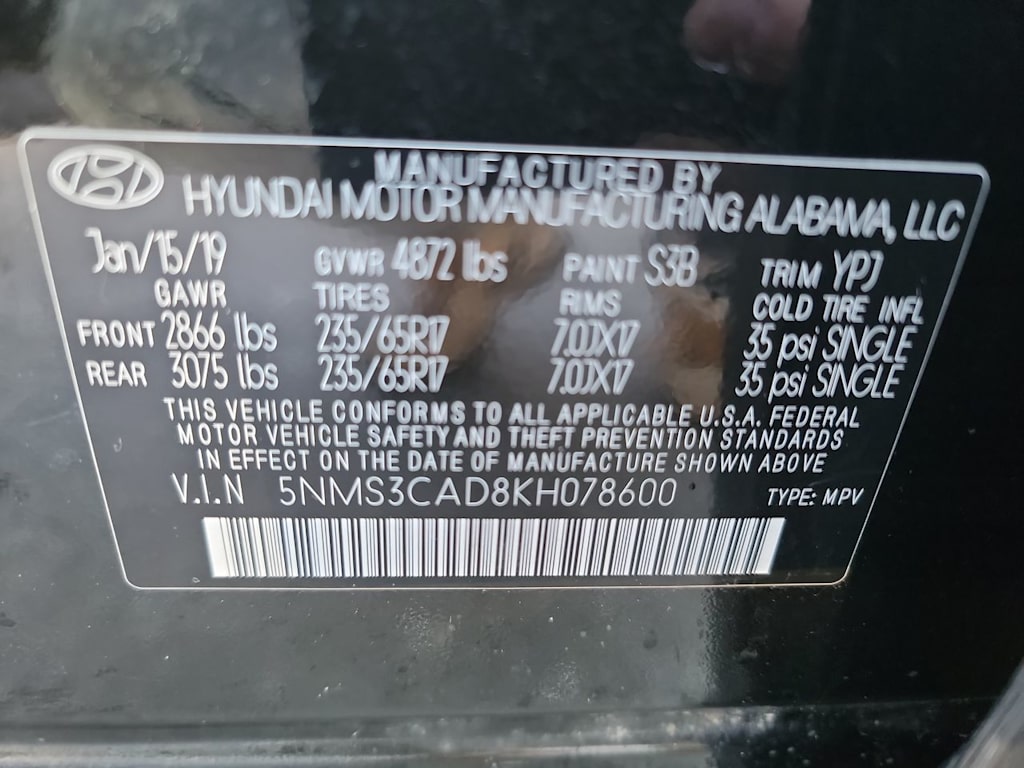 Thumbnail: 2019 Hyundai Santa Fe - 18