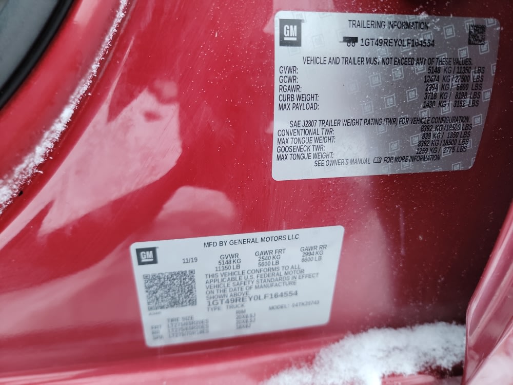 Thumbnail: 2020 GMC Sierra 2500 - 16