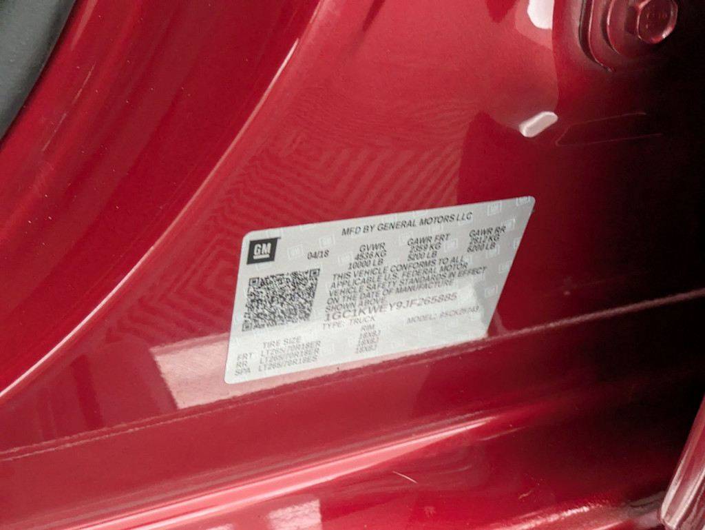 2018 Chevrolet Silverado 2500 LTZ 18