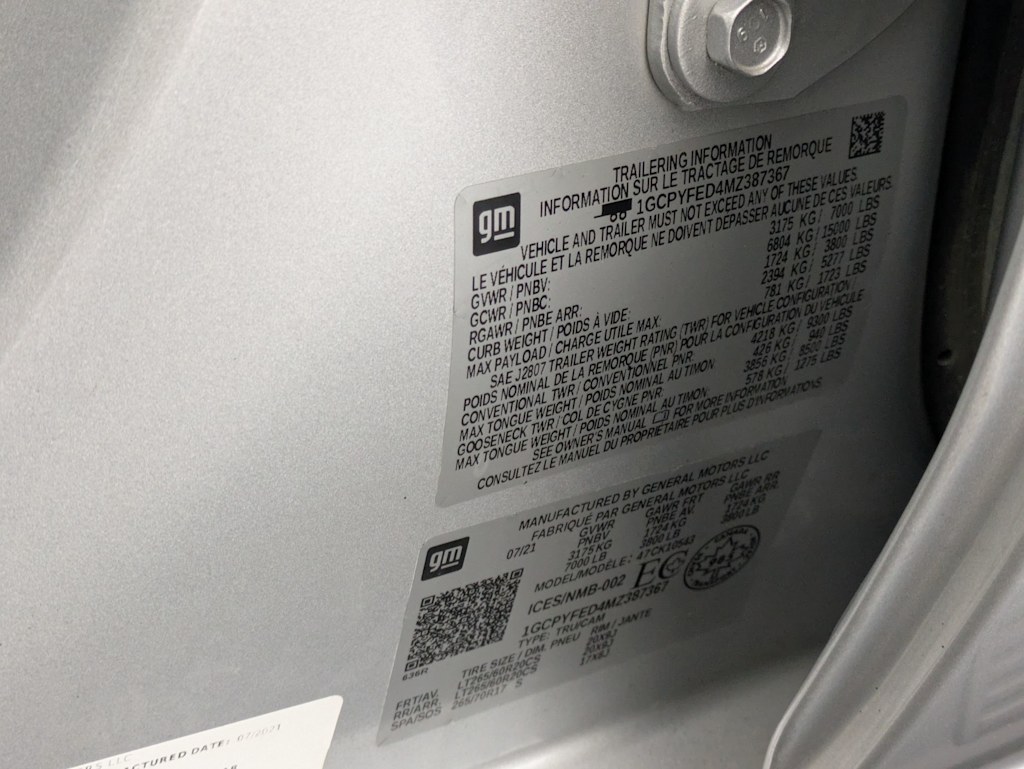 Thumbnail: 2021 Chevrolet Silverado 1500 - 18