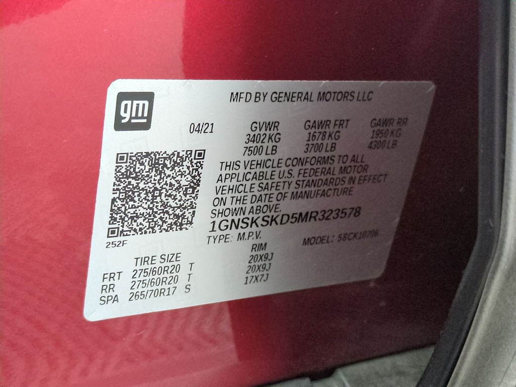 Thumbnail: 2021 Chevrolet Tahoe - 20
