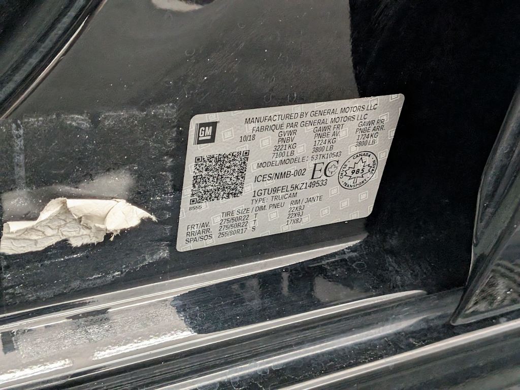 Thumbnail: 2019 GMC Sierra 1500 - 19