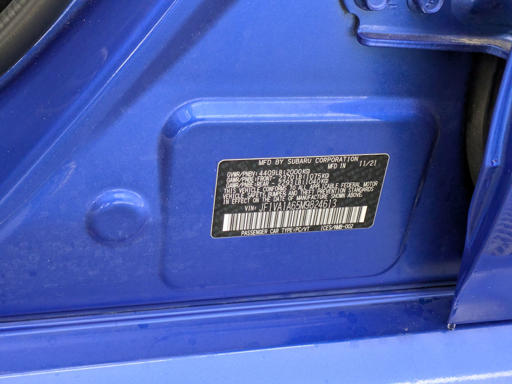 Thumbnail: 2021 Subaru WRX - 20