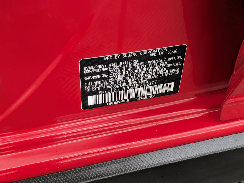 2021 Subaru Crosstrek Premium 20