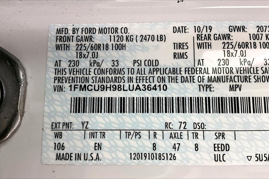 Thumbnail: 2020 Ford Escape - 21