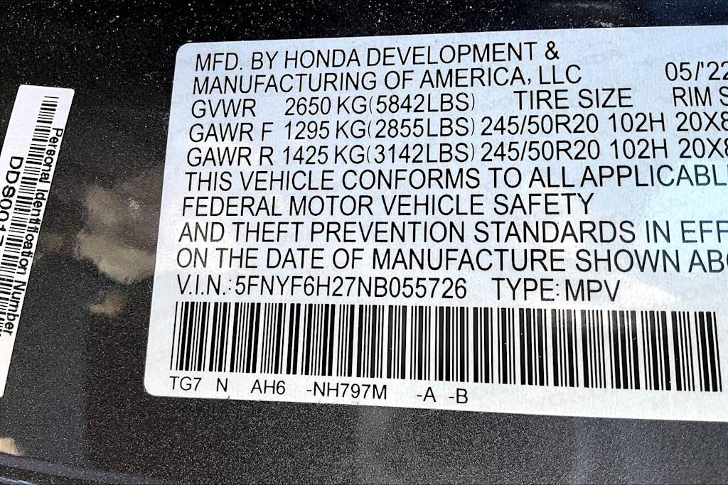 Thumbnail: 2022 Honda Pilot - 19